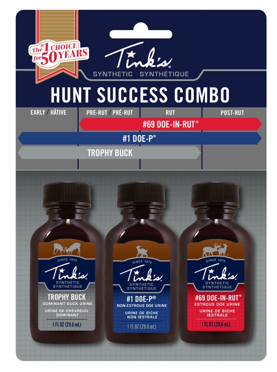 Dead Down Wind W5999 Hunt Success Kit Synthetic Deer Attractant Doe-In-Rut/Doe-P/Trophy Buck Scent 1 oz Bottle - Image 2
