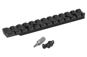 Henry HEGW14PR Henry EGW Picatinny Rail  Matte Black 0 MOA