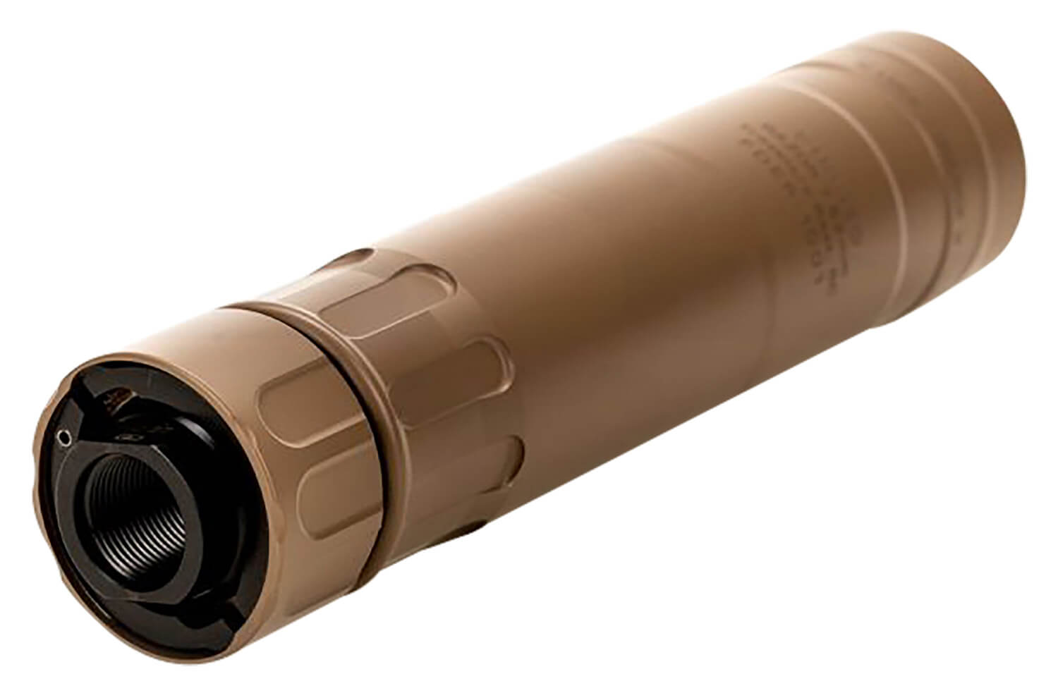 Rugged Suppressors RZRFDE762 Razor762 30 Cal (7.62mm) Rate Up To 300 RUM 6.40" L FDE Cerakote Stainless Steel 5/8"-24 tpi R3 Flash Hider Included - Image 2