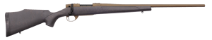Weatherby VWB222RR4T Vanguard Weatherguard 22-250 Rem 5+1 24" Threaded  Burnt Bronze Barrel/Rec  Black with Bronze Webbing Monte Carlo Stock
