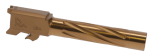 Rival Arms RARA20S201C Precision V1 Drop-In Barrel 9mm Luger 4.25" Bronze PVD Finish 416R Stainless Steel Material for S&W M&P (Except for M2.0)