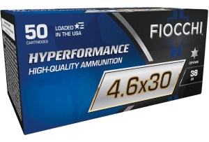 Fiocchi 46EXD Hyperformance  4.6x30mm 38gr Tipped Hollow Point 50rd Box