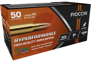 Fiocchi 223VGNT Hyperformance  223Rem 50gr Barnes Varmint Grenade 50rd Box