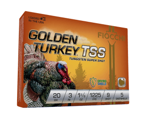 Fiocchi 203TSS9 Golden Turkey TSS 20Gauge 3" 1 3/8oz 9Shot 5 Per Box