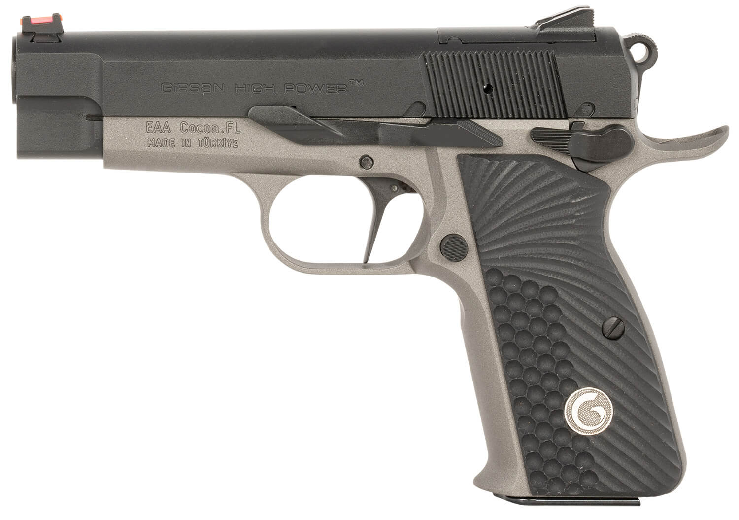 EAA GIRSAN 390432 MCP 35 PI Lightweight Compact Frame 9mm Luger 15+1 3.88" Stainless Steel Barrel Matte Black Optic Ready/Serrated Steel Slide Tungsten Gray Cerakote w/Black Controls Aluminum Frame w/Beavertail Ambidextrous - Image 2