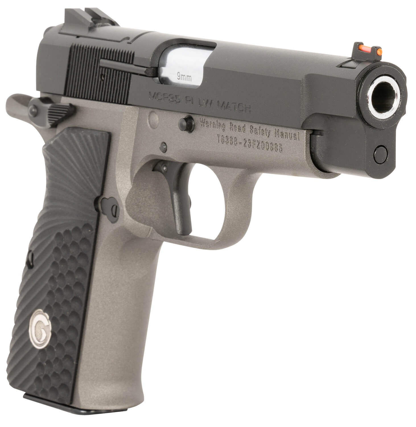 EAA GIRSAN 390432 MCP 35 PI Lightweight Compact Frame 9mm Luger 15+1 3.88" Stainless Steel Barrel Matte Black Optic Ready/Serrated Steel Slide Tungsten Gray Cerakote w/Black Controls Aluminum Frame w/Beavertail Ambidextrous - Image 3