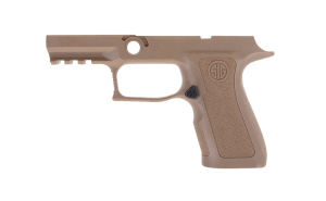 Sig Sauer GRIPMODXC943MCOY P320 Grip Module X-Series Compact (Medium Size Module)  9mm Luger/40 S&W/357 Sig  Coyote Polymer  Fits Sig P320 (3.60" & 3.90")
