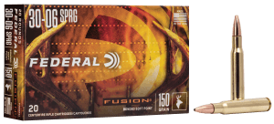 Federal F3006FS1 Fusion  30-06Springfield 150gr Bonded Soft Point 20rd Box
