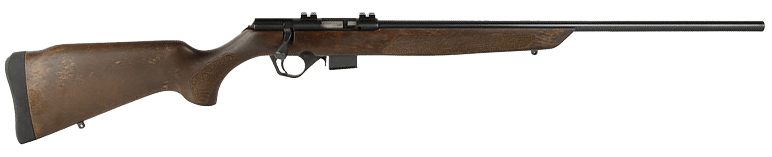 Rossi RB22W2111WD RB22 Full Size 22 WMR 5+1 21" Blued Steel Barrel Blued Weaver Scope Mount Steel Receiver Hardwood Monte Carlo Stock