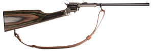 Heritage Mfg BR226CH16HS-LS Rough Rider Rancher 22 LR 6rd 16.12" Black Barrel & Cylinder Case Hardened Rec Camo Laminated Stock Includes Leather Sling