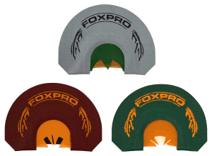 Foxpro CSBRDTKRCOMBO Beardtaker Combo Diaphragm Call Attracts Turkey Gray/Green/Red 3 Pack