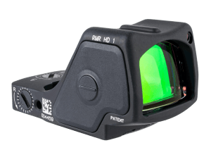Trijicon 3200001 RMR HD Matte Black 22x17.2mm 1.0 MOA Red Dot/55 MOA Red Circle Multi Reticle