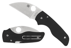 Spyderco C230GPWC Lil' Native  2.44" Folding Wharncliffe Plain CPM S30V SS Blade/Black Textured G10 Handle Includes Pocket Clip