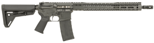 Black Rain Ordnance BROSSPSMK Spec 15+ SSP 5.56x45mm NATO 30+1 16" Smoke 15" Slim M-LOK Magpul Grip/Carbine Stock