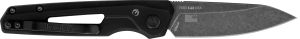 Kershaw 7550 Launch 11 Automatic 2.75" Folding Drop Point Plain Black Oxide Blackwash CPM 154 SS Blade Black Anodized Aluminum Handle Includes Pocket Clip