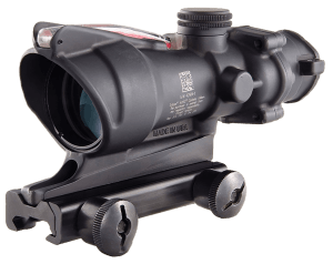 Trijicon TA31D100288 ACOG Matte Black 4x32mm Illuminated Red Chevron .223/5.56 BDC Reticle