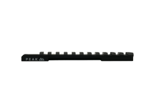 Weatherby J010003 Peak 44 Picatinny Rail  Matte Black 20 MOA