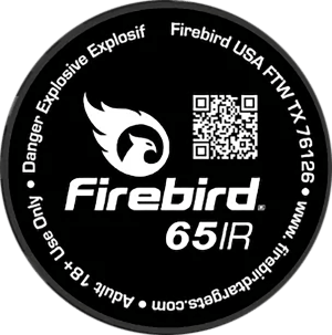 Firebird USA 65IR 65IR  Mount Type Moving Trajectory Static White Smoke Universal Firearm 65mm 10 Targets
