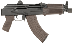 Arsenal SAM7K56P SAM7K-56P GunStuff Exclusive 7.62x39mm 30rd 8.50" Black Chrome Lined Steel Barrel Black Milled Receiver Plum Furniture Picatinny Rail Hard Case QD Swivel Sling