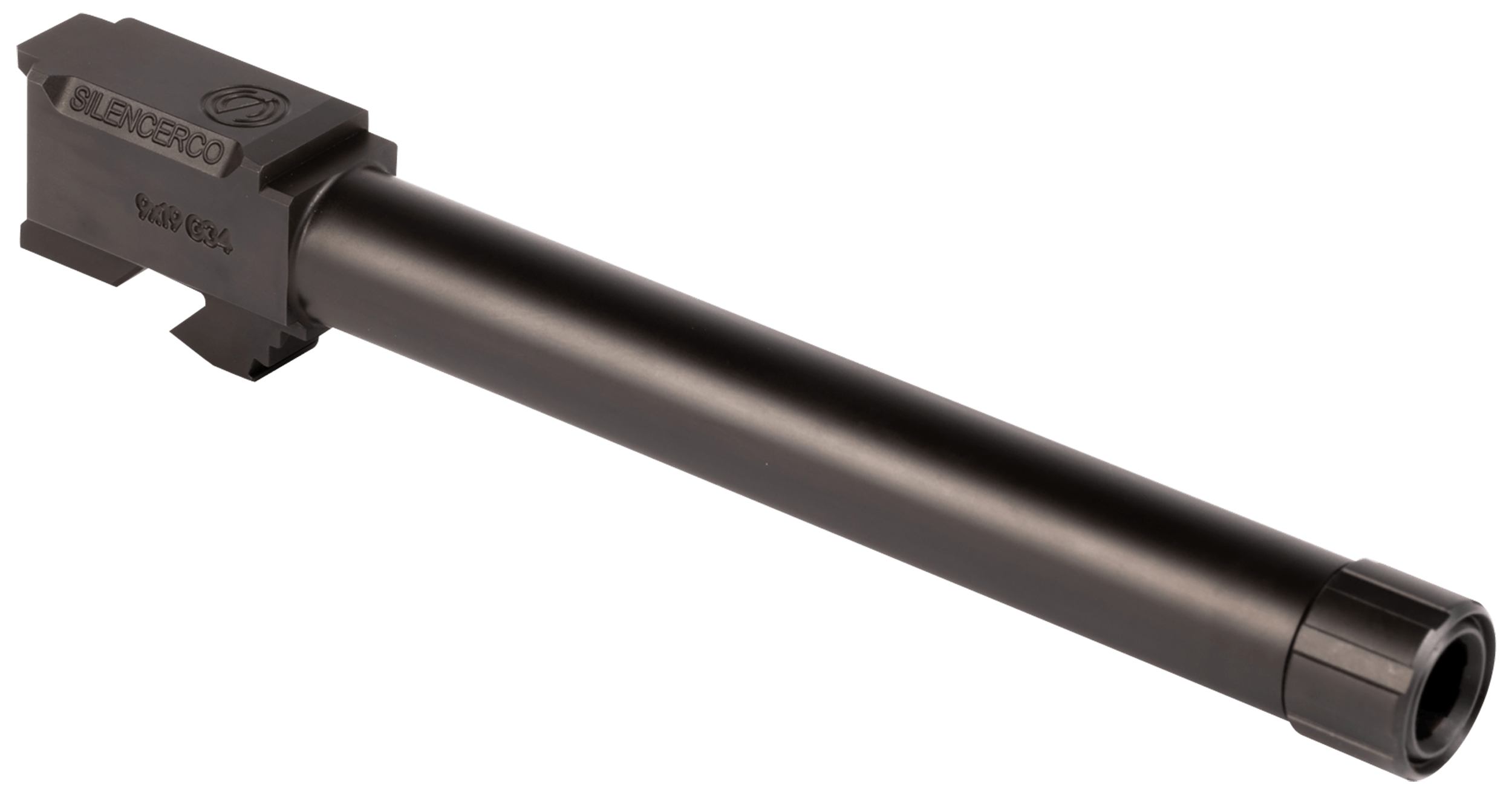 SilencerCo AC860 Threaded Barrel 5.80" 9mm Luger Black Nitride Stainless Steel Fits Glock 34 Gen 1-4