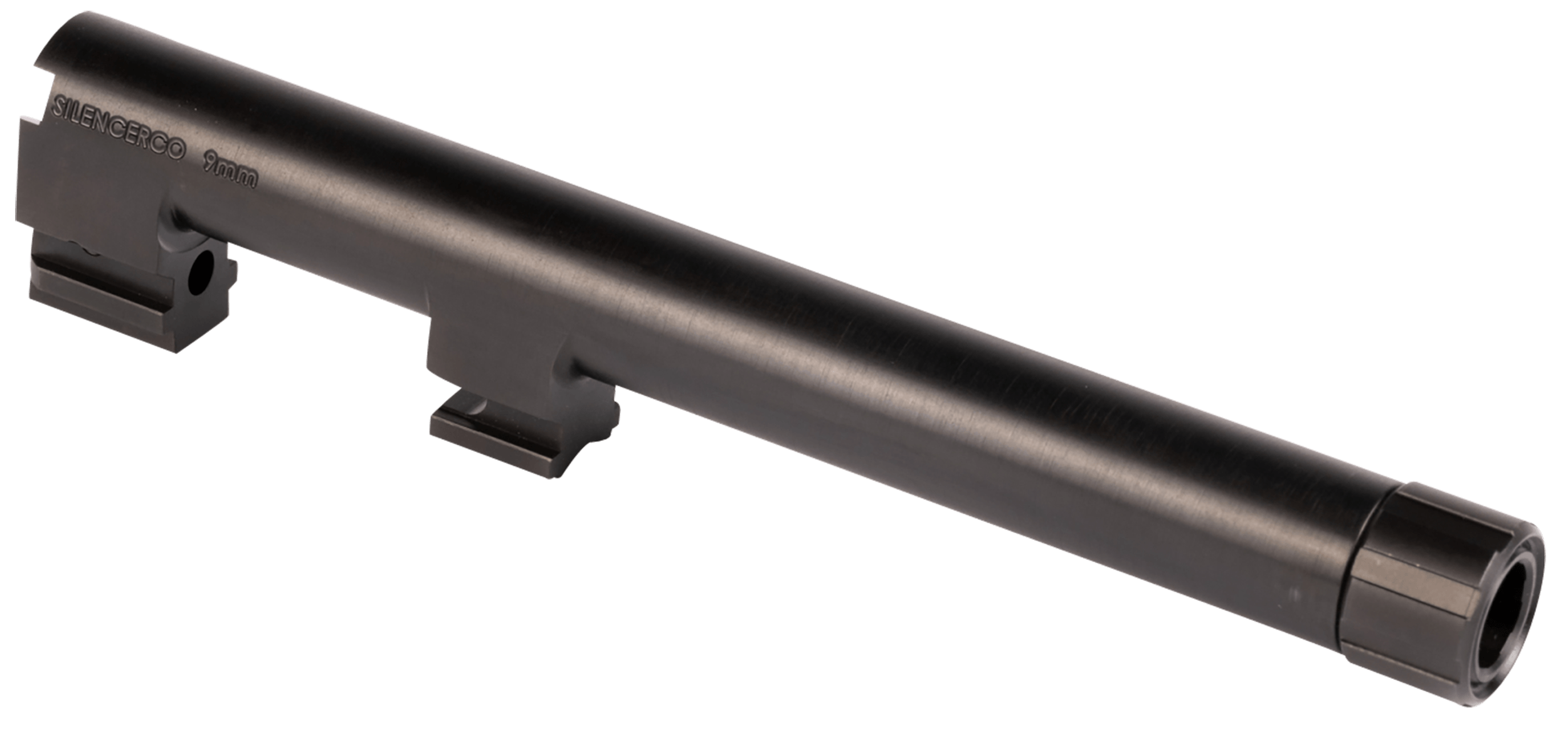 SilencerCo AC2291 Threaded Barrel 5.30" 9mm Luger Black Nitride Stainless Steel Fits Beretta 92FS/M9