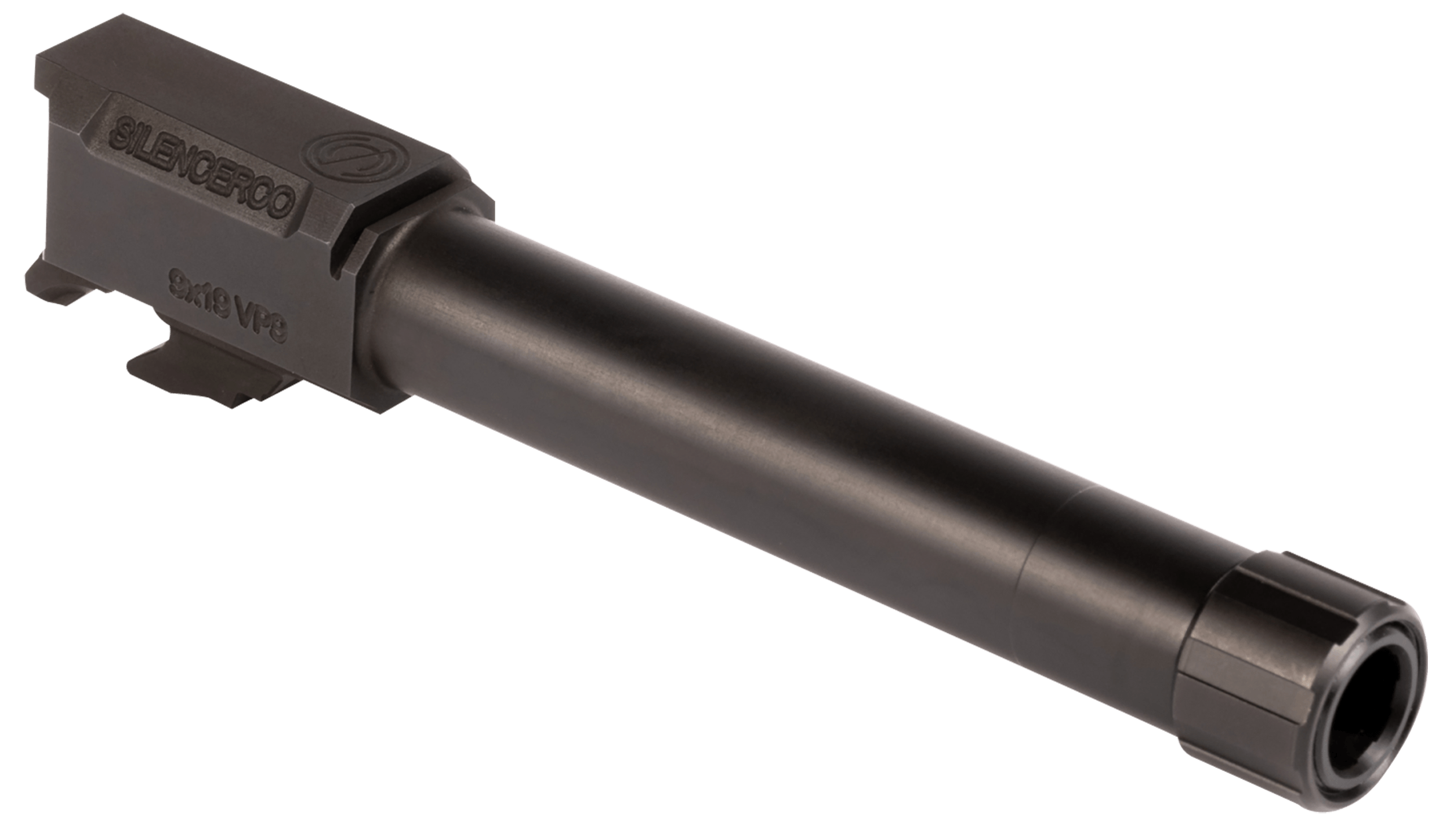 SilencerCo AC1549 Threaded Barrel 4.50" 9mm Luger Black Nitride Stainless Steel Fits HK VP9