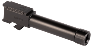 SilencerCo AC1329 Threaded Barrel 3.70" 9mm Luger Black Nitride Stainless Steel Fits Glock 26 Gen 1-5