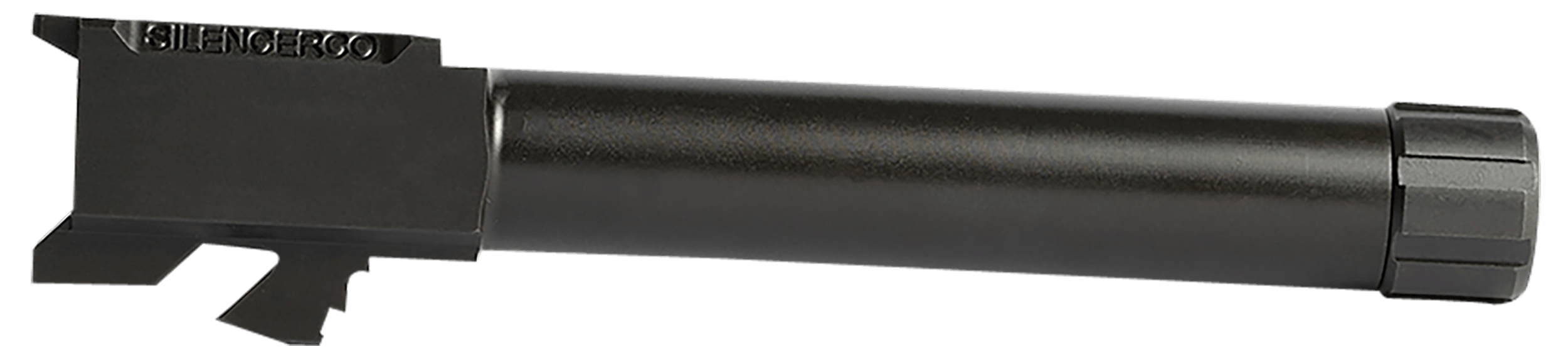 SilencerCo AC2024 Threaded Barrel 5.10" 45 ACP Black Nitride Stainless Steel Fits S&W M&P45