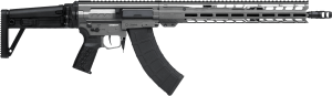 CMMG 86AD60BTNG Dissent MK47 7.62x39mm 30+1 (2) 16.10"  Tungsten Gray Rec/15" M-Lok Handguard  Side Charging Handle  Black Side Folding Stock & Zeroed Grip  Muzzle Brake  60/90 Ambi Safety  Adj. Gas Block