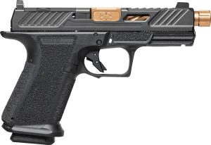 Shadow Systems SS1009 MR920 Elite Compact 9mm Luger 15+1  4" Bronze TICN Match Grade/Spiral Fluted/Threaded Barrel  Black Nitride Optic Cut/Serrated/Window Cut Stainless Steel Slide  Black Polymer Frame w/Beavertail & Picatinny Rail