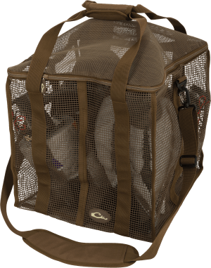 Drake Waterfowl DA370004M Decoy Bag Floater 4 Slot Motion Brown Vinyl-Coated Mesh