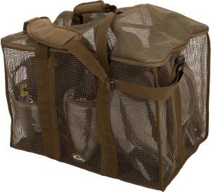 Drake Waterfowl DA370006M Decoy Bag Floater 6 Slot Motion Brown Vinyl-Coated Mesh