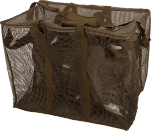 Drake Waterfowl DA370006G Decoy Bag Floater 6 Slot Goose Brown Vinyl-Coated Mesh