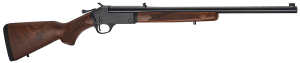 Henry H015360BH Single Shot 360 Buckhammer 1rd 22" Blued Barrel/Rec Walnut Furniture Brass Bead & Leaf Sight