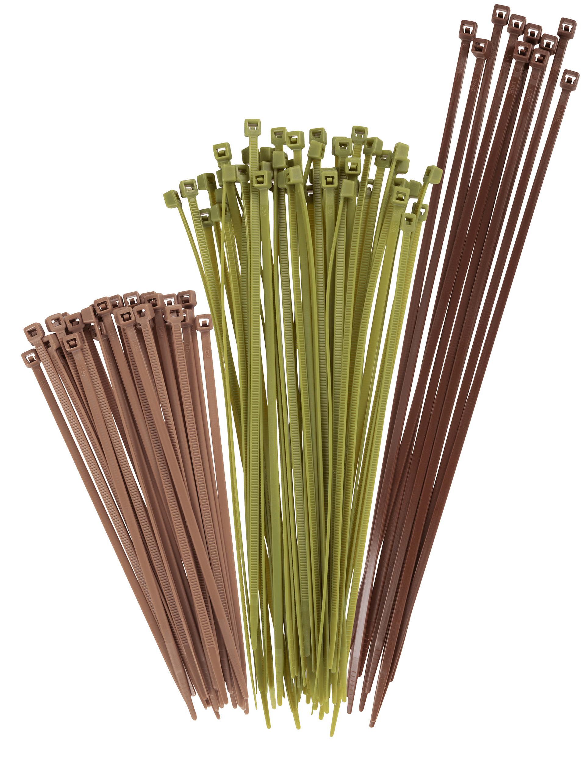 Vanish 15823 Hunting Blind Cable Ties Tan/Green/Brown Nylon 100 PK