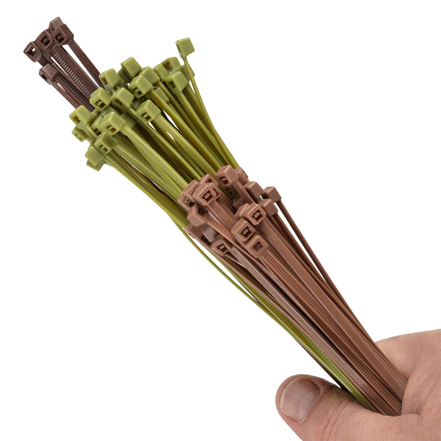 Vanish 15823 Hunting Blind Cable Ties Tan/Green/Brown Nylon 100 PK - Image 2