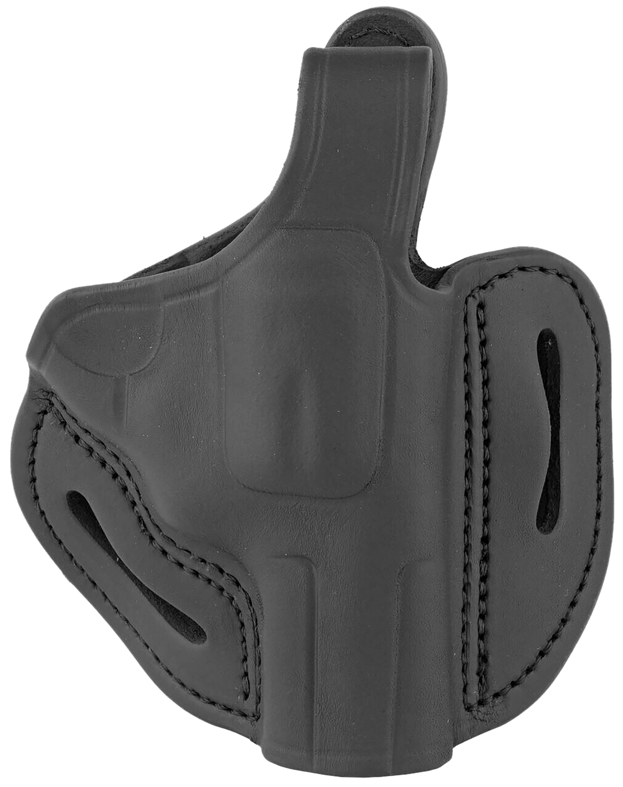 1791 Gunleather RVHX2SSBLR RVHX-2S OWB Size 02S Stealth Black Leather Fits Up to 3" Barrel K/L-Frame Belt Slide Right Hand
