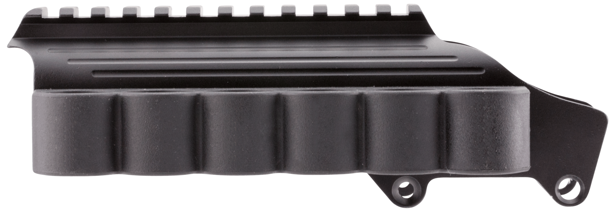 TacStar 1081035 Sidesaddle Rail Mount Shotgun 12 Gauge Black Polymer w/Aluminum Mounting Plate with Rail for Remington 870 1100 1187