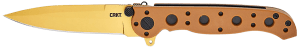 CRKT M16-01DZ M16-10DZ EDC 3.03" Folding Plain Desert Tan D2 Steel Blade Desert Tan GRN Handle