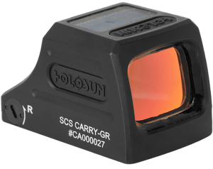 Holosun SCSCARRYGR SCS Carry Black Anodized 1 x 0.58" X 0.77" 2 MOA Green Dot/32 MOA Circle Multi Reticle