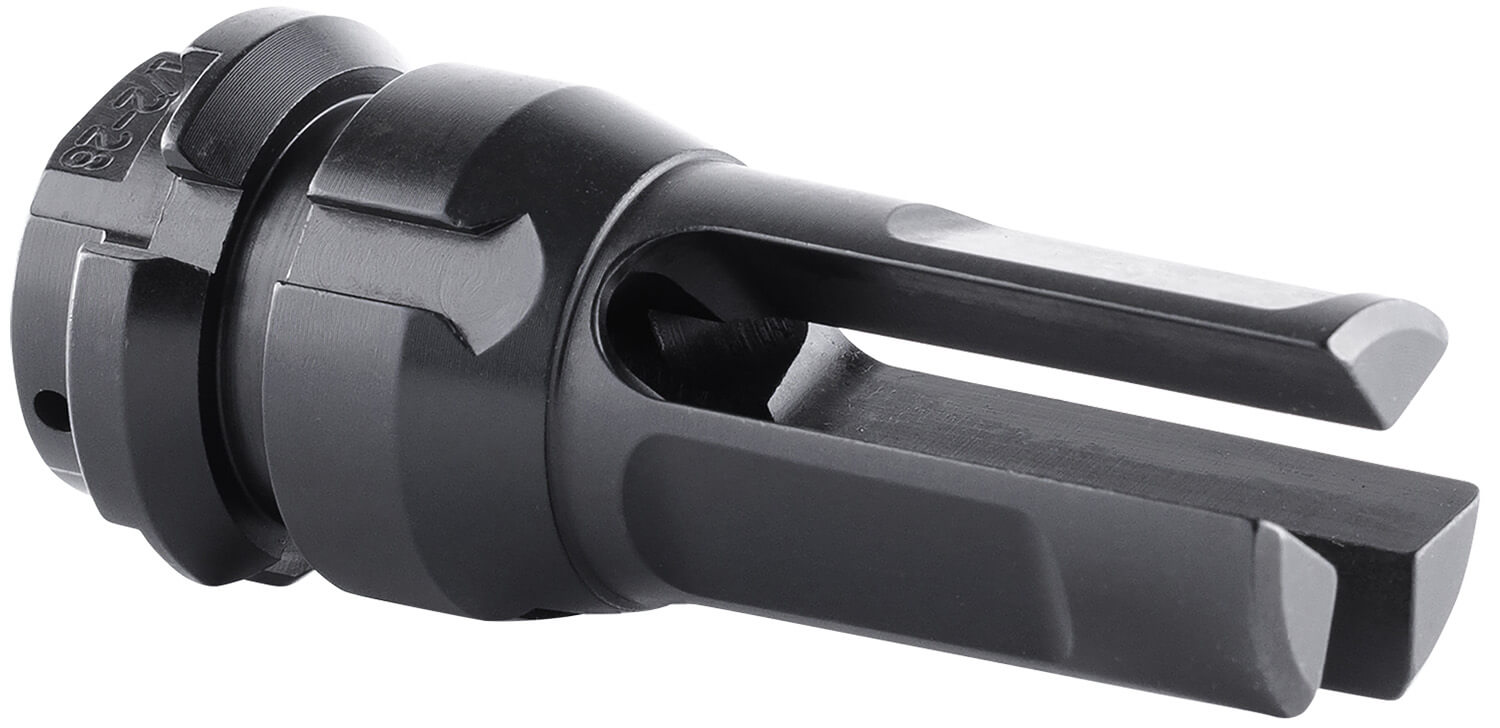 Dead Air DA306 KeyMo Flash Hider Black Nitride 4140 HT Alloy Steel 1/2"-28 Threads 2.70" OAL 22 Cal - Image 2