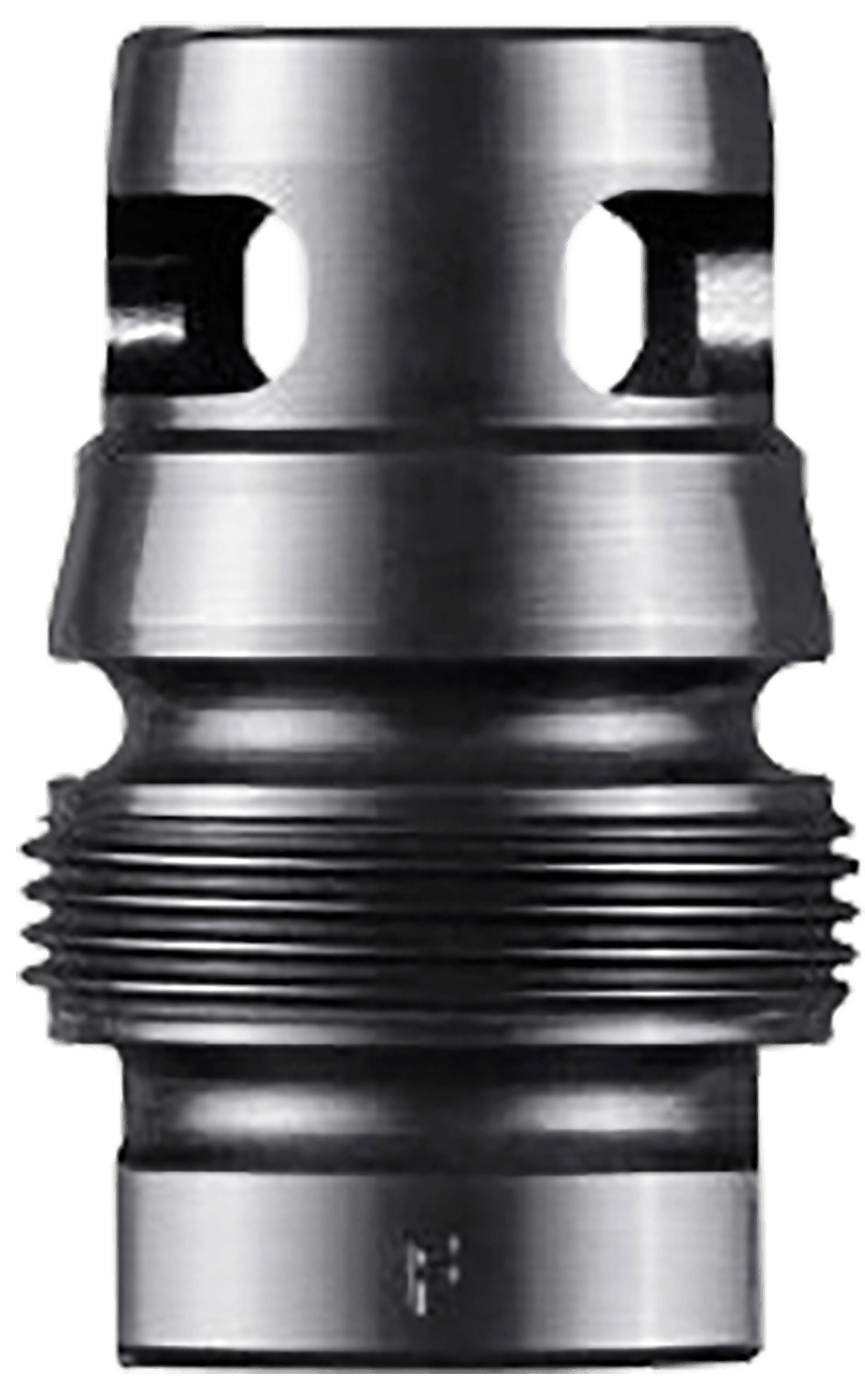 Dead Air DA125 Xeno Wee Brake Black Nitride 4140 HT Alloy Steel 1/2"-28 Threads 9mm