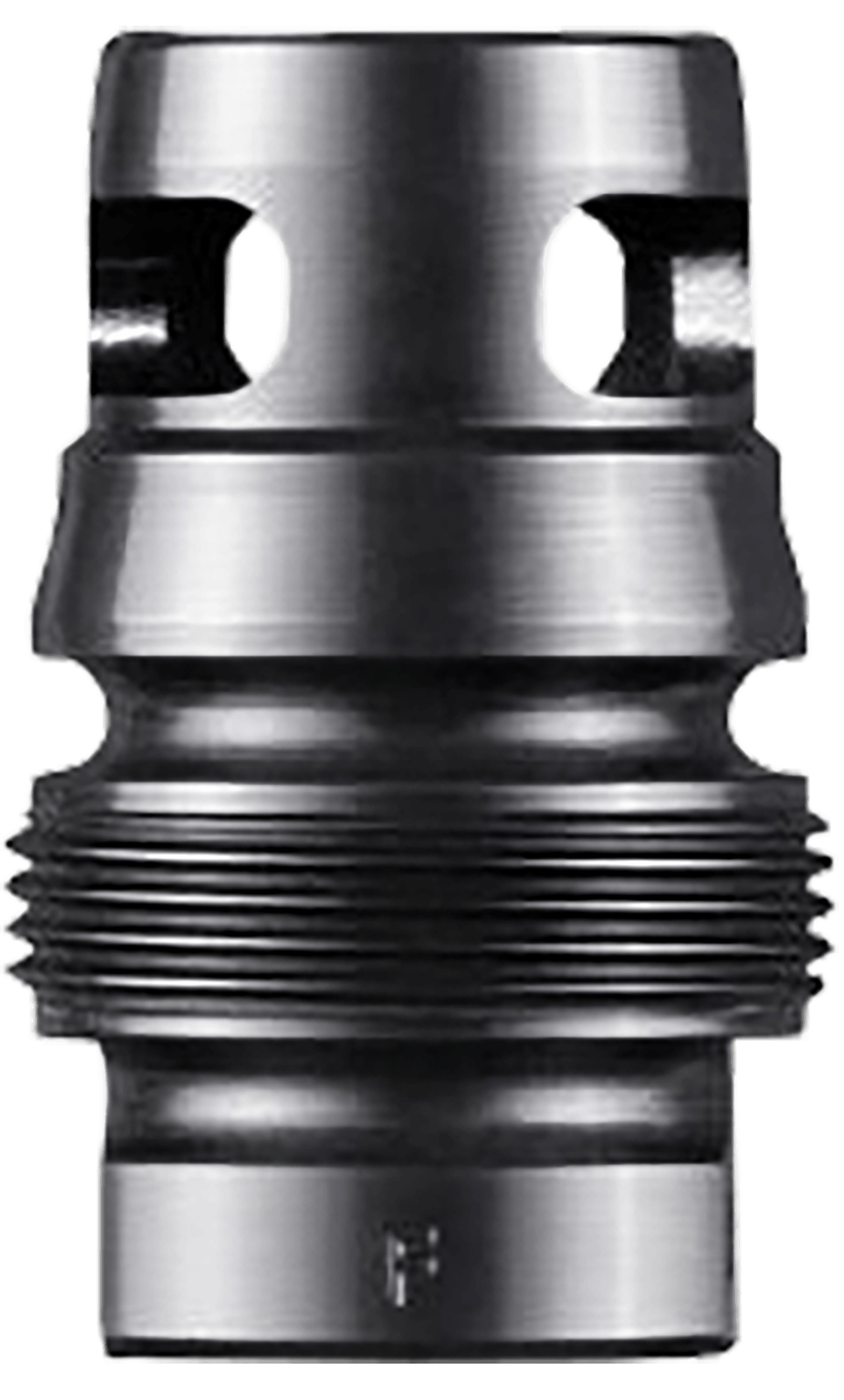 Dead Air DA126 Xeno Wee Brake Black Nitride 4140 HT Alloy Steel 5/8"-24 Threads 9mm
