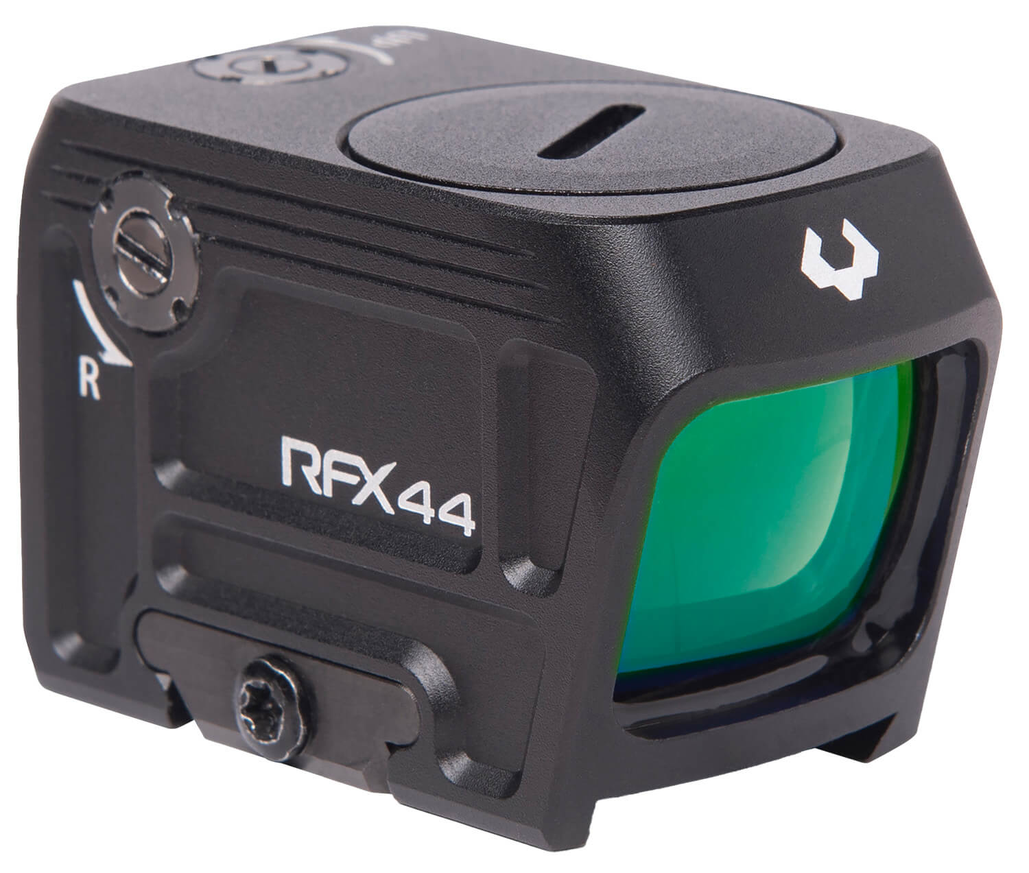 Viridian 9810107 RFX 44 Compact Closed Emitter Green Dot Sight Black 1 x 21 x 16.5mm 5 MOA Green Dot RMR/ACRO Footprint - Image 2