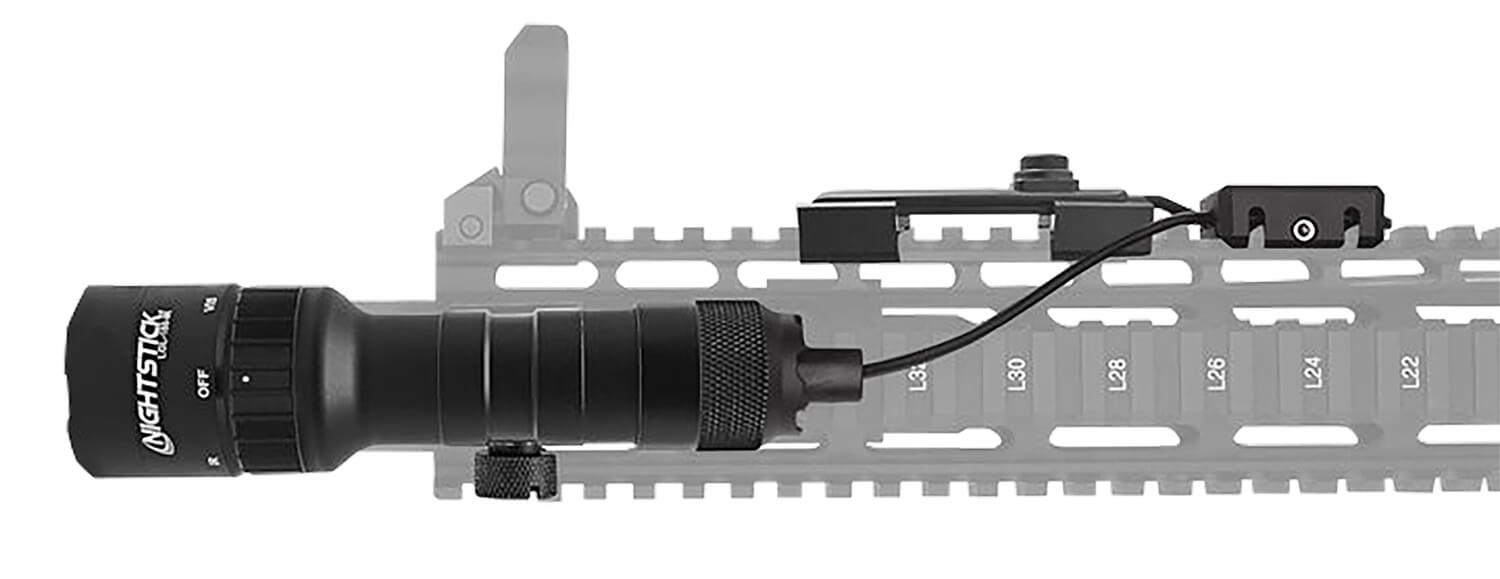 Nightstick LGL180IR Dual-Beam Long Gun Light Kit with IR Illuminator Black Anodized Hardcoat 1100 Lumens White LED 940 nM Infrared - Image 2