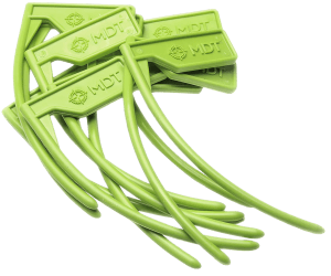 Mdt Sporting Goods Inc 104544GRN Chamber Flag For 22 Cal and Up Black Green 10 Pack