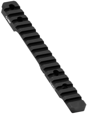 Mdt Sporting Goods Inc 102189BLK Picatinny Scope Rail  Black Anodized Aluminum 11" Long Fits Howa 1500 Short Action  20 MOA