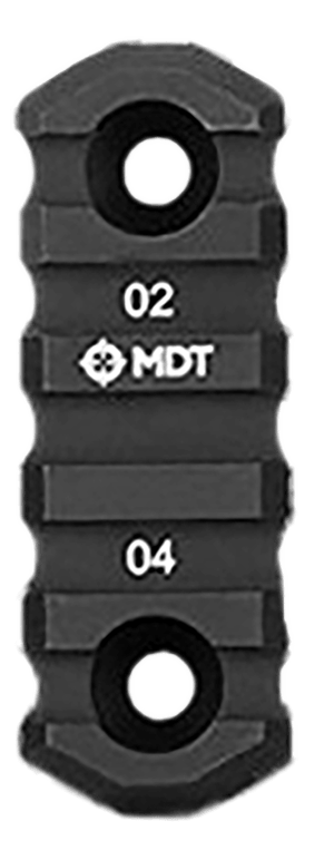 Mdt Sporting Goods Inc 103150BLK M-Lok Picatinny Rail  Black Anodized 2.50" Long