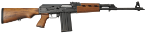 Zastava Arms Usa ZR77308W ZPAP M77 308 Win/7.62x51mm 20+1 19.70" Black Threaded Barrel 1.5mm Bulged Trunnion Receiver Battleworn Beechwood Stock & Grip