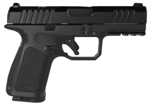 Rost Martin RM1CBLKOSP15 RM1C  Compact Frame 9mm Luger 15+1  4" Black Steel Barrel  Black Tenifer Optic Ready/Serrated Steel Slide  Black Polymer Frame w/Picatinny Rail & RGT Grip  Ambidextrous